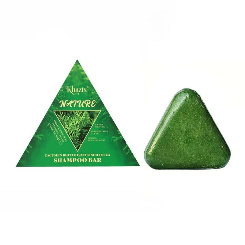 Arborvitae Leaf Usmanthus Shampoo Soap, Handmade Soap, Anti-Hair Loss and Hair Strengthening Herbal Polygonum Multiflorum, Refreshing, Oil Control and Dandruff Removal